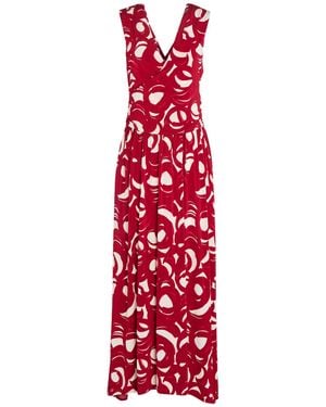 Alpha Studio Maxi Dress Viscose, Elastane - Red
