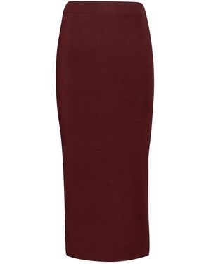Dorothee Schumacher Midi Skirt - Red