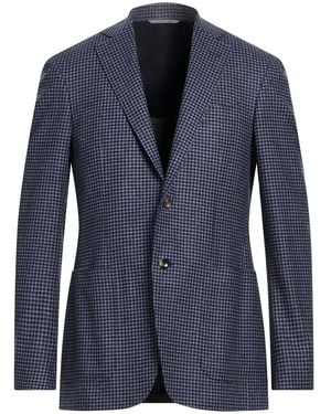 Canali Blazer Wool, Cashmere - Blue