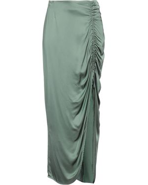 CESAR CASIER Maxi Skirt Viscose - Green