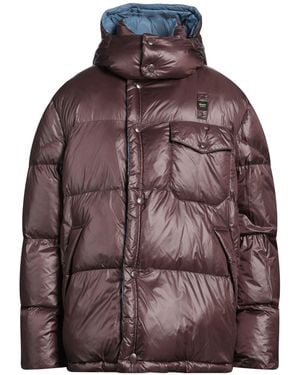 Blauer Puffer - Brown