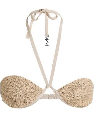 The Mannei Top Silk, Elastane, Cotton, Polyamide - White