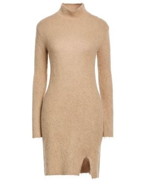 ViCOLO Mini Dress Alpaca Wool, Polyamide, Virgin Wool, Elastane - Natural