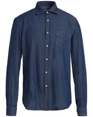 Manuel Ritz Denim Shirts - Blue