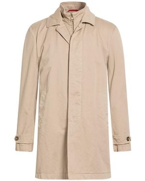 Fay Overcoat & Trench Coat - Natural