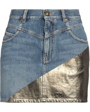 Pinko Denim Skirt Cotton - Blue