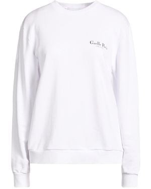 Gaelle Paris Sweatshirt Cotton, Elastane - White