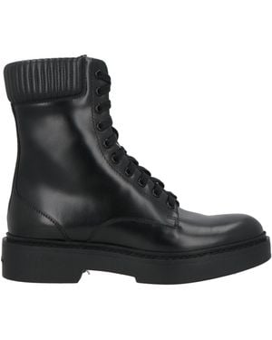 Santoni Ankle Boots Leather - Black