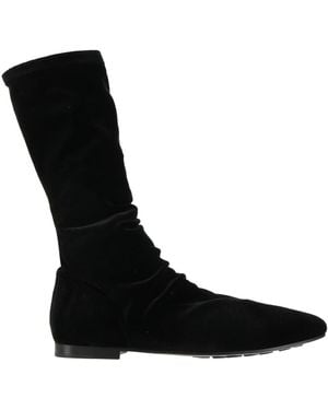 Giorgio Armani Boot Textile Fibres - Black