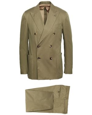 Lardini Suit Cotton - Green