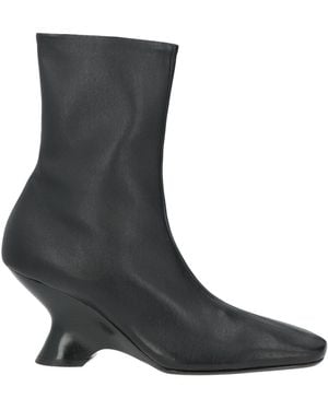 Dries Van Noten Ankle Boots Leather - Black