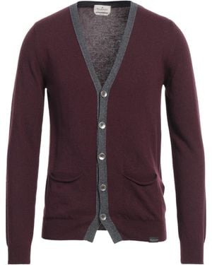 Brooksfield Deep Cardigan Polyamide, Viscose, Wool, Cashmere - Purple