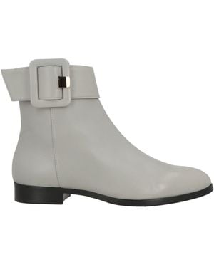 Sergio Rossi Light Ankle Boots Leather - Grey