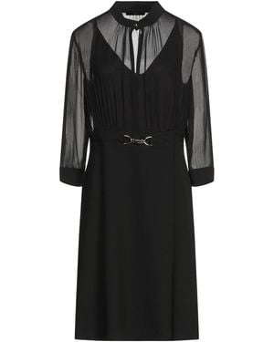 SEVENTY VENEZIA Midi Dress Polyester, Elastane - Black