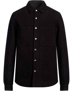 Rick Owens Jacket Virgin Wool - Black