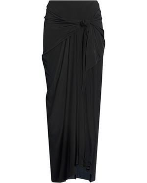 Ermanno Scervino Maxi Skirt Silk - Black