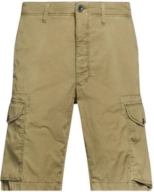 Slowear Military Shorts & Bermuda Shorts Cotton, Elastane - Green