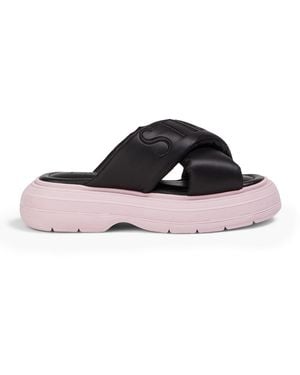 Stine Goya Sandals Textile Fibres - Black