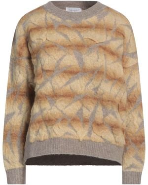 Daniele Fiesoli Jumper Merino Wool, Polyamide, Mohair Wool, Alpaca Wool, Elastane - Natural