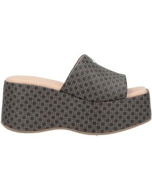 Aigner Sandals Synthetic Fibres - Grey