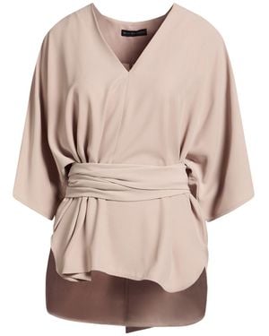 BLUE BROTHERS Top Polyester, Elastane - Natural