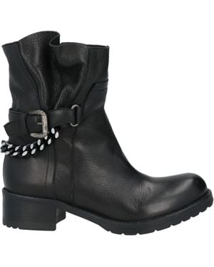Jfk Ankle Boots Leather - Black