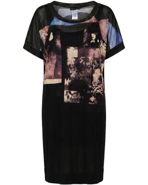 Cividini Mini Dress Cotton, Viscose, Polyester, Polyamide - Black