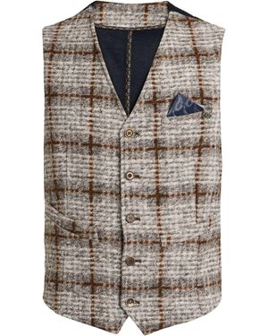 Bob Light Tailored Vest Cotton, Virgin Wool, Polyester - Grey