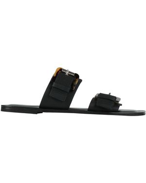 Pollini Sandals Calfskin - Black