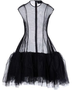 Simone Rocha Mini Dress Polyamide - Black