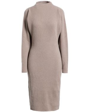 Agnona Robe Midi - Gris