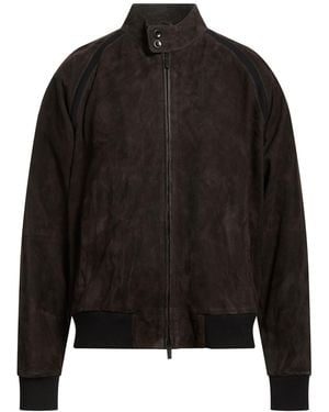Giorgio Armani Jacket Lambskin - Black