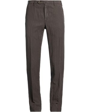 PT Torino Dark Trousers Lyocell, Linen, Cotton - Grey