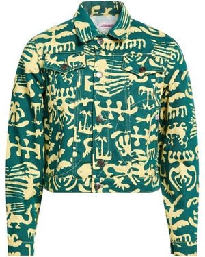 Charles Jeffrey Emerald Denim Outerwear Cotton - Green