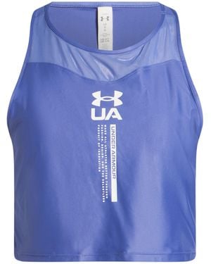 Under Armour Top Nylon, Elastane - Blue