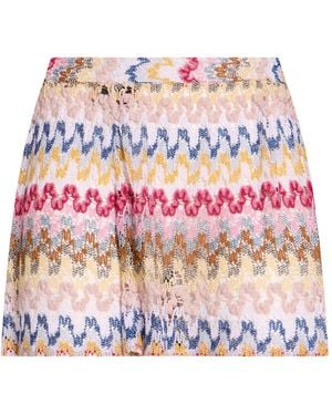 Missoni Shorts & Bermuda Shorts Viscose, Metallic Fiber - Red