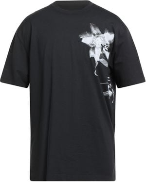 Y-3 T-Shirt Cotton - Black