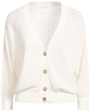 Peserico Cardigan Cotton, Linen - White