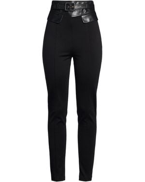 SIMONA CORSELLINI Trousers Viscose, Polyamide, Elastane, Polyurethane - Black