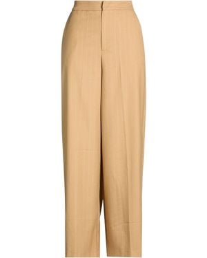 Cristinaeffe Pants Polyester, Viscose, Elastane - Natural
