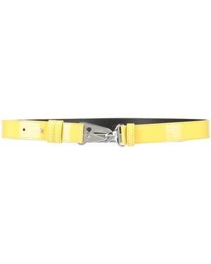 MSGM Pastel Belt Polyurethane, Metal - Yellow