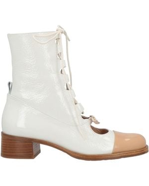 Zinda Ankle Boots - White