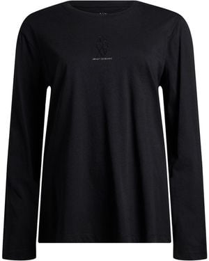 ARMANI EXCHANGE T-Shirt Cotton - Black