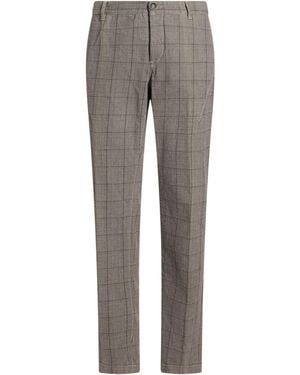 Berry & Brian Taupe Trousers Cotton, Polyester, Viscose - Grey