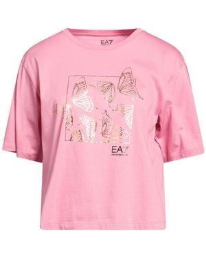EA7 T-Shirt Organic Cotton - Pink