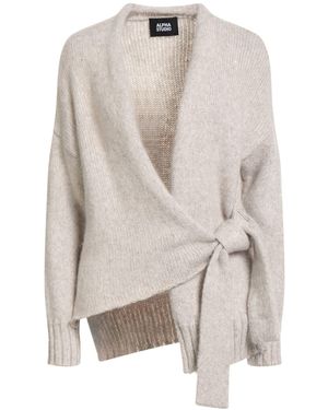 Alpha Studio Strickjacke - Natur