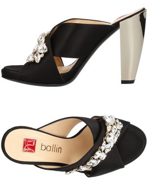 Ballin Amsterdam Sandals Textile Fibers - Black