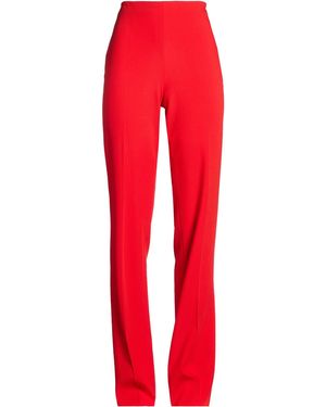 Ferragamo Trousers Virgin Wool - Red