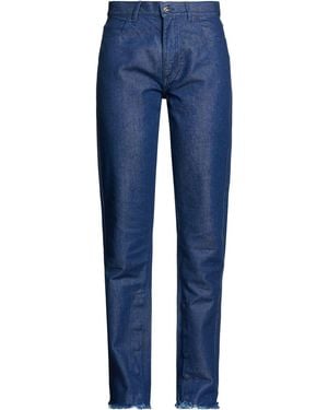 Marques'Almeida Pantaloni Jeans - Blu
