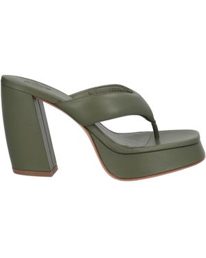 Gia Borghini Sandalias de dedo - Verde